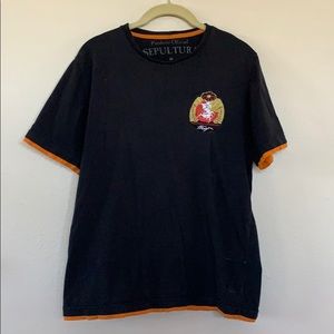 Vintage Sepultura band T-shirt.